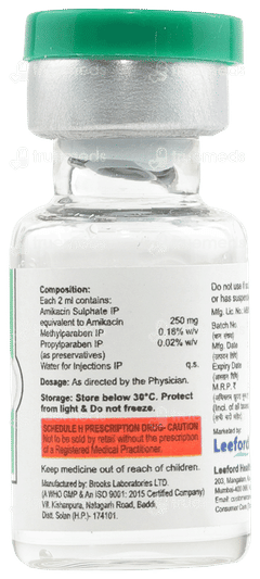 Mikin 250 MG Injection 2 ML